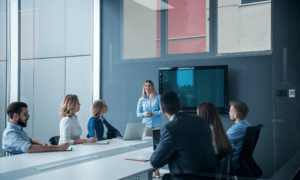 People in a meeting room