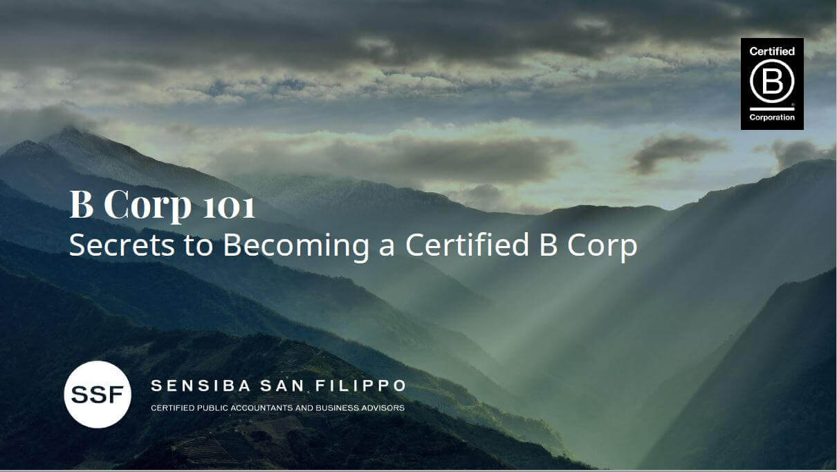 B Corp Certification 101 - Everything You Need To Know - Sensiba