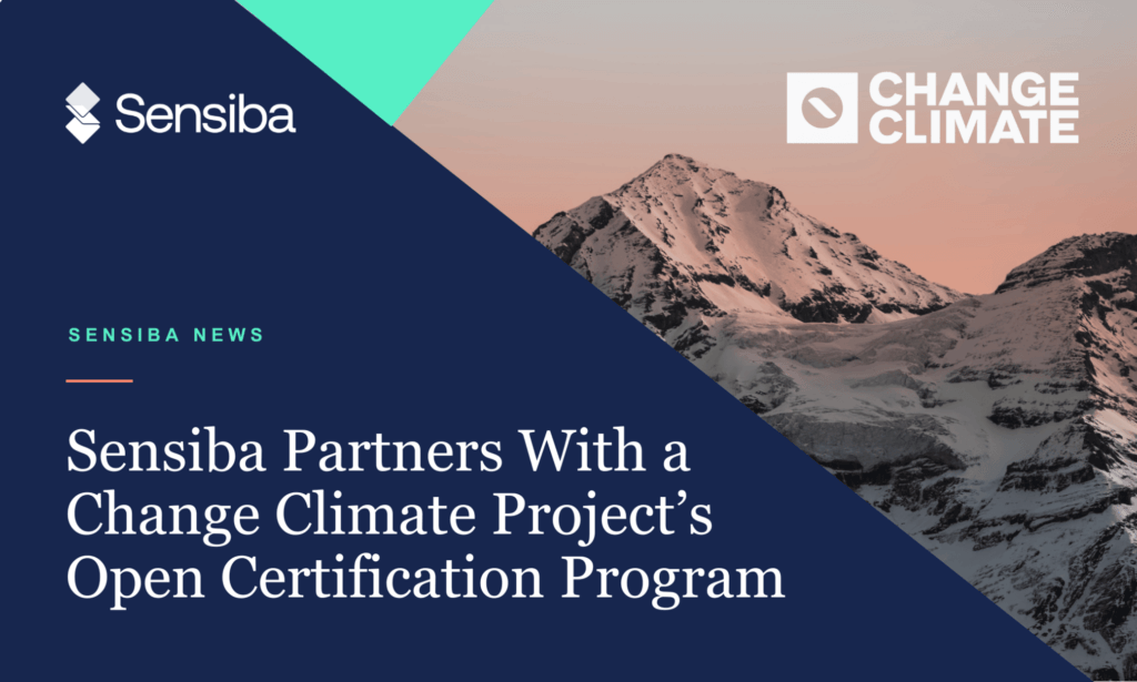 Sensiba LLP Partners With a Change Climate Project’s Open Certification Program