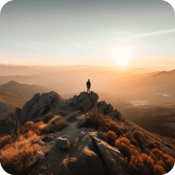 Best of world award on top of mountains