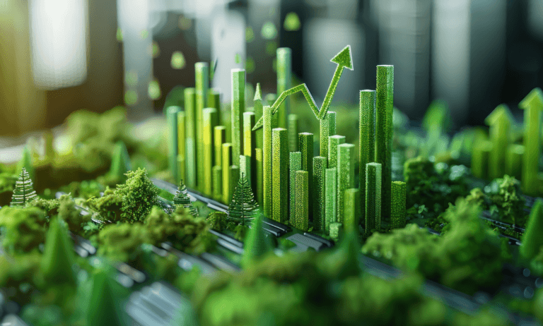 Sustainability - green city.