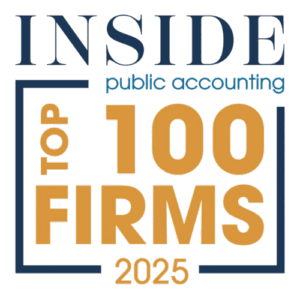 Inside Public Accounting Top 100 Firms Badge